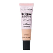 Revolution Conceal & Define Full Cover Tube Foundation F8.2N