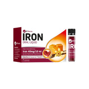 Iron Dults 10 Drinkablr Vials Vanilla & Caramel Flavor