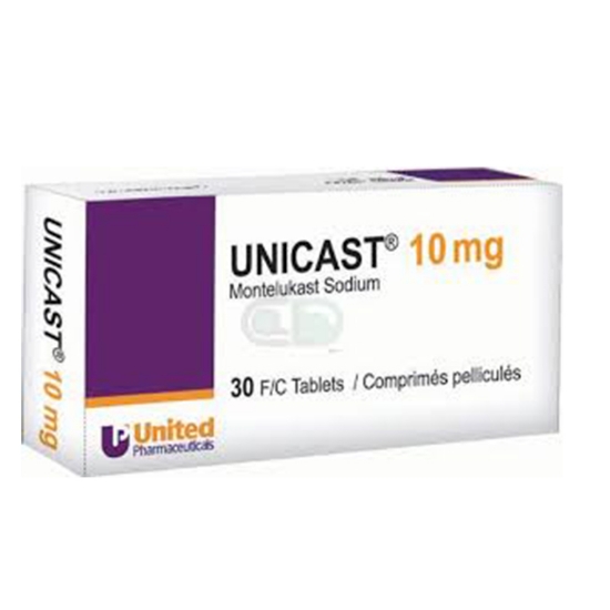Unicast 10mg Tab 30