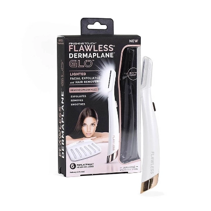 Flawless Dermaplane Glo Facial Exfoliator And Hair Remover