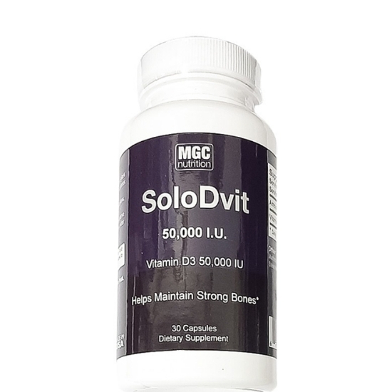 - MGC Nutrition SoloDvit 50,000 IU Caps 30'S