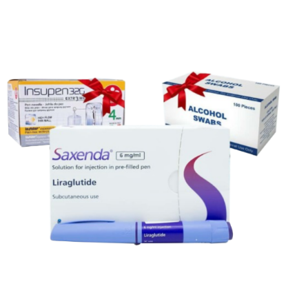 Saxenda + Pic Insupen Needles+ Alcohol Pad Offer Package