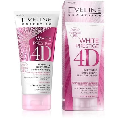 Eveline White Prestige 4D Whitening Body Cream Sens. Areas 100 ml