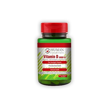 Human Essentials Vitamin D 50000 IU Caps 30