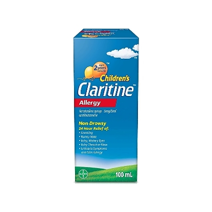 Claritine 100ml syrup as Antihistamine