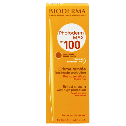 Bioderma Photoderm Max SPF 100 Golden Tinted Cream 40 mL sun block
