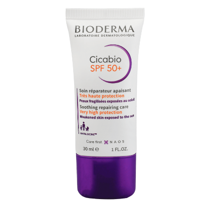 Bioderma Cicabio SPF 50+ Repairing Care Cream 30 mL for soothing