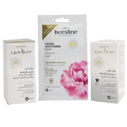 Beesline Whitening Roll-on Kit (2 Deo Roll+Facial Mask)