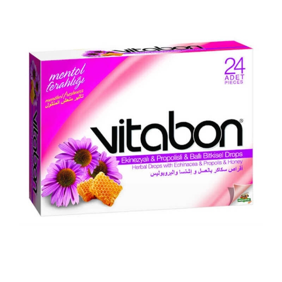 Vitaban Echinacea Propolis Honey 24 Lozenges 