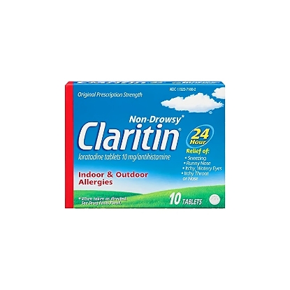 Claritine 10 Tablets as Antihistamine