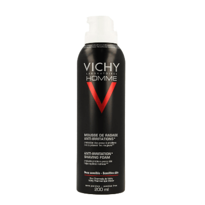 Vichy Homme Anti Irritation Shaving Foam 200 mL to soothe itching