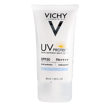 Vichy CS IS UV Protect SPF 50 Anti Shine Cream 40 mL to protect the skin from the sun