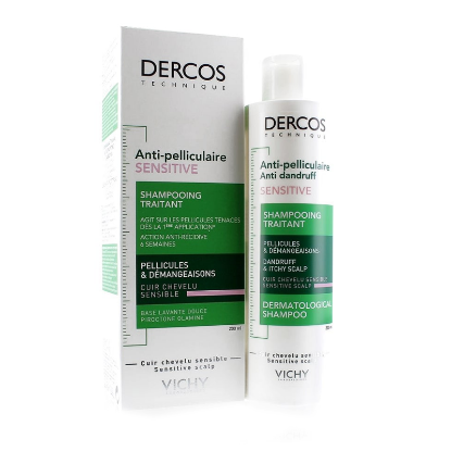 Vichy Dercos Anti Dandruff Sensitive Scalp Shampoo 200 mL 