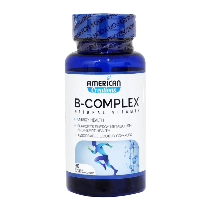 American Creations B Complex Soft Gels 30'S for nerve health 