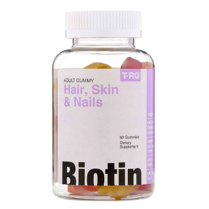 T-RQ Adult Gummy Biotin Hair, Skin & Nails 60'S prevents hair loss