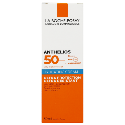 LA Roche Anthelios Hydrating Cream Spf 50+ 50mL high sun protection