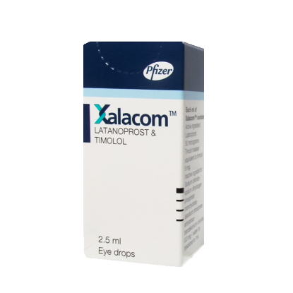 Xalacom Eye Drops 2.5mL for glaucoma