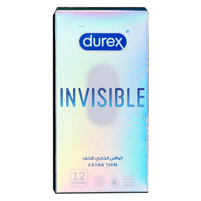 Durex Invisible Condoms 12'S
