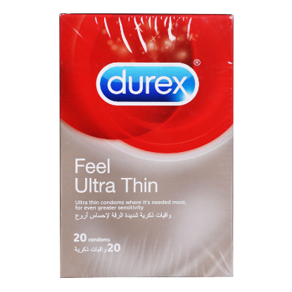 Durex Feel Ultra Thin Condoms 20'S
