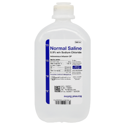 Normal Saline 500 mL A T C
