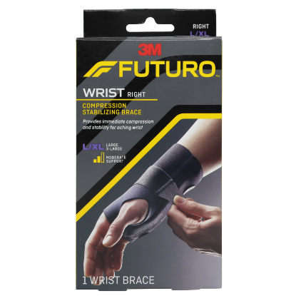 Futuro Wrist Right Compression Stabilizing Brace L/XL 