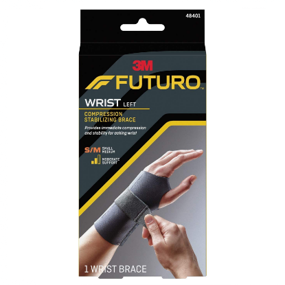 Futuro Wrist Left Compression Stabilizing Brace S/M 