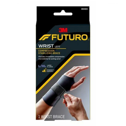 Futuro Wrist Left Compression Stabilizing Brace L/XL 