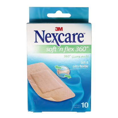 Nexcare Soft N Flex 360 Bandages 50*101 mm 10'S 