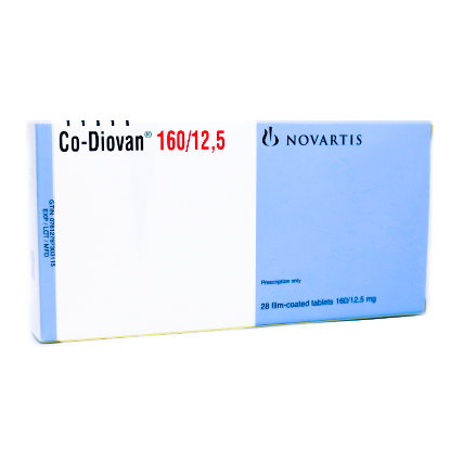 Co-Diovan 160/12.5 Mg Tab 28'S