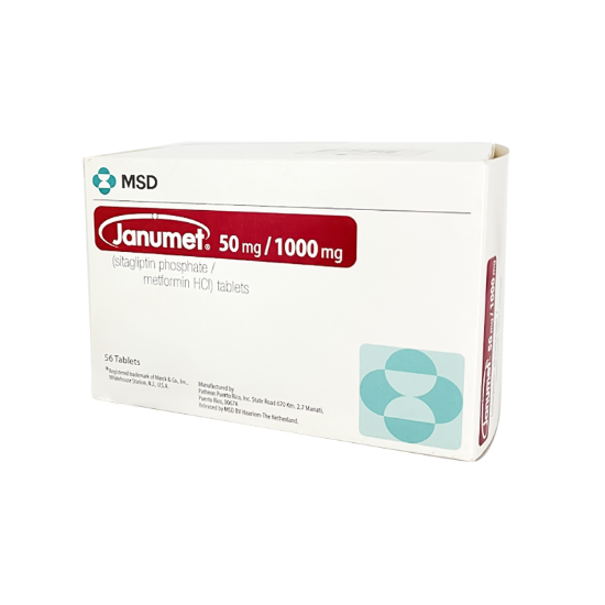 Janumet 50/500 mg 56 Tablets