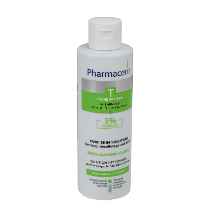Pharmaceris T 3% Sebo Almond Claris Cleanser Solution 190 ml