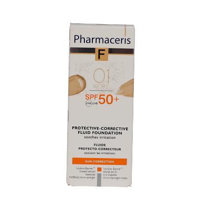 Pharmaceris F Protective Fluid Foundation SPF +50 - 01 Ivory 30 ml