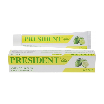 President Junior +6 Toothpaste Lime 50 ml