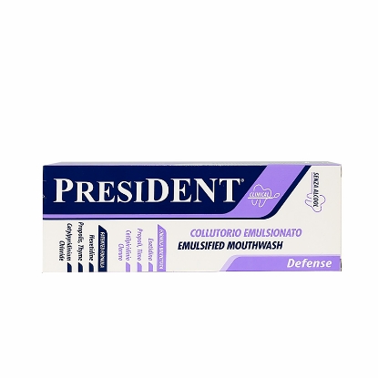President Defense Emulsified Mouthwash With Hexetidine 250 ml
