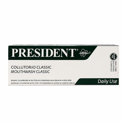 President Classic Daily Use Mouthwash Mint Flavor 250 ml