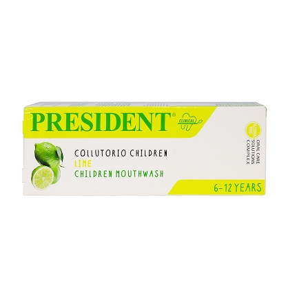 President Children 6-12 Years Mouthwash Lime 250 ml
