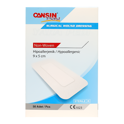 Cansin Plast Surgical Non Woven Wound Dressing 9 X 5 cm 50 Pcs
