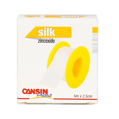 Cansin Plast Silk Plaster 5m X 2.5cm