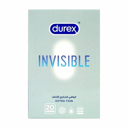 Durex Invisible Extra Thin 20 Condoms 