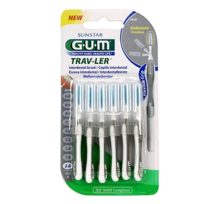 Butler Gum Trav-Ler Interdental Brush 2.0 mm 6 Pcs 