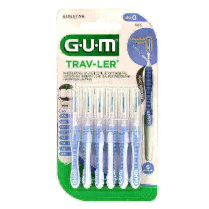 Butler Gum Trav-Ler Interdental Brush 0.6 mm 6 Pcs 