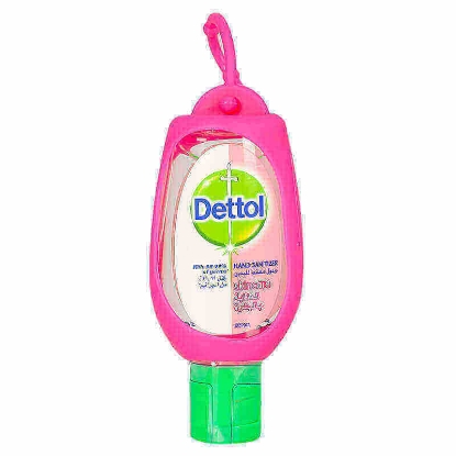Dettol Hand Sanitizer Skincare With Pink Hanger 50 ml 