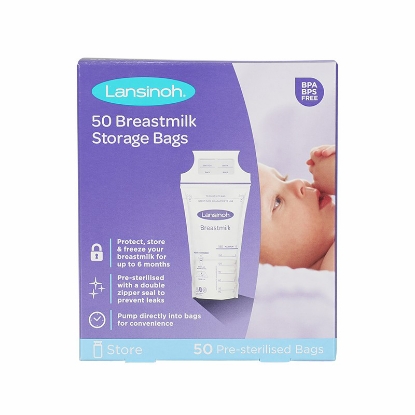 Lansinoh Breast Milk Storage Bags 50 Pcs