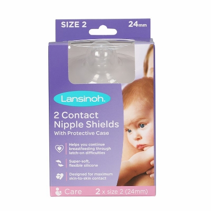 Lansinoh Contact Nipple Shields 24 mm 2 Pcs