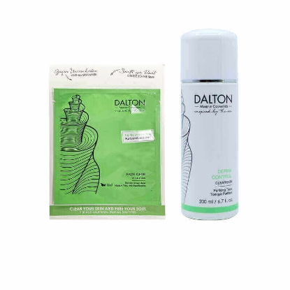 Dalton Derma Control Purifying Cleansing Tonic 200Ml+Dalton Blemish Sheet Mask 16Ml