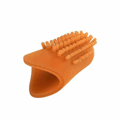 ميلو ايكو فرشاة اسنان اصبع طبيعية بالبرتقال للأطفال 1 قطعة