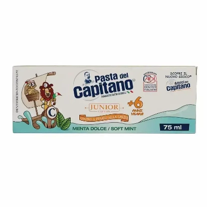 Pasta Del Capitano Junior +6 Years Soft Mint Toothpaste 75 ml
