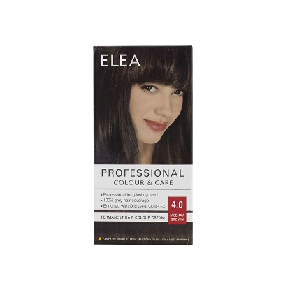 Elea Hair Color Cream 4/0 Medium Brown 123 ml