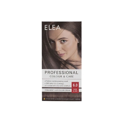 Elea Hair Color Cream 6/0 Dark Blond 123 ml