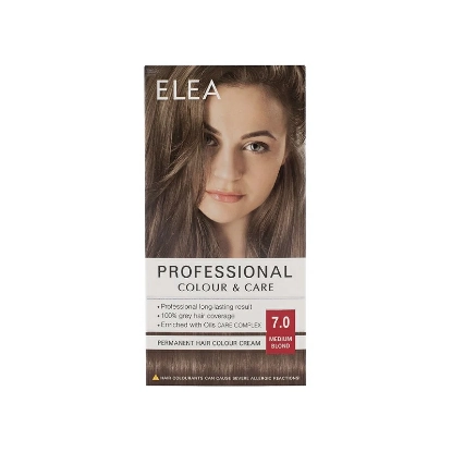 Elea Hair Color Cream 7/0 Medium Blond 123 ml